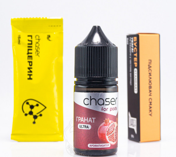 Жидкость Chaser For Pods Ultra Salt Гранат 30ml 65mg (набор компонентов)