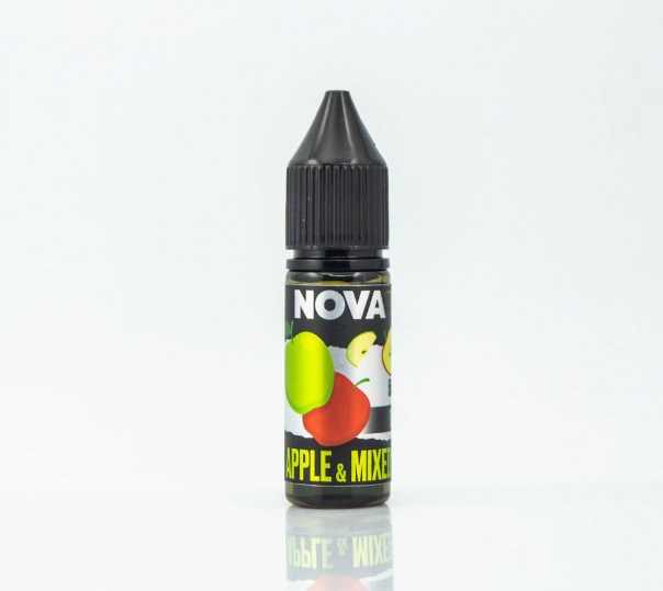 Жидкость Nova Salt Apple Mixed 15ml 30mg на солевом никотине со вкусом яблока