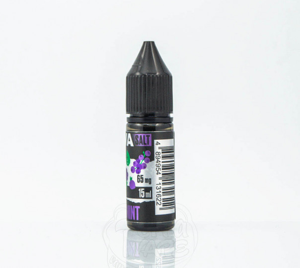 Рідина Nova Salt Berry Mint 15ml 30mg на сольовому нікотині зі смаком лісових ягід з м'ятою