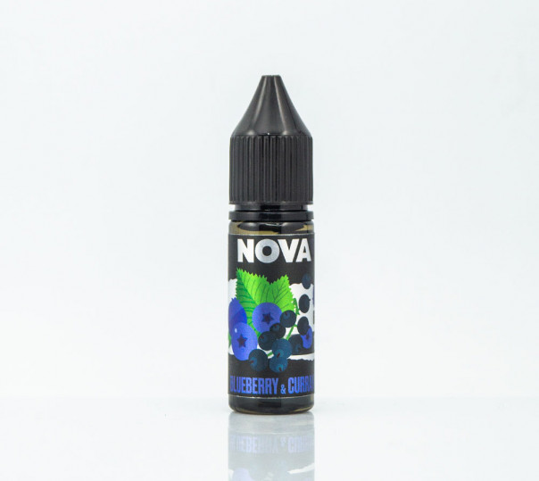 Жидкость Nova Salt Blueberry Currant 15ml 30mg на солевом никотине со вкусом черники и смородины