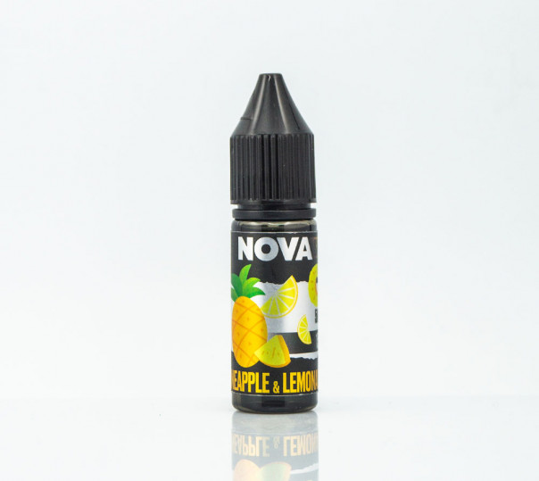 Рідина Nova Salt Pineapple Lemonade 15ml 30mg на сольовому нікотині зі смаком ананасового лимонаду