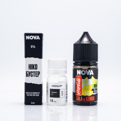 Nova Salt Cola Lemon 30ml 65mg Рідина