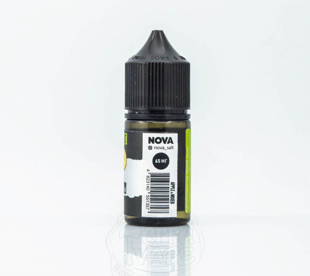 Рідина Nova Salt Apple Mixed 30ml 30mg на сольовому нікотині зі смаком яблука