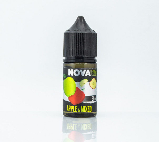 Жидкость Nova Salt Apple Mixed 30ml 30mg на солевом никотине со вкусом яблока