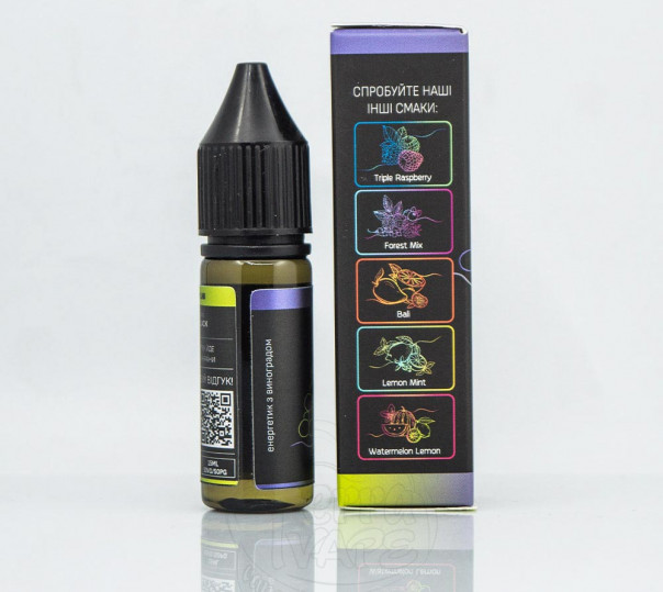 Жидкость Chaser Black Salt New Energy Grape 15ml 30mg на солевом никотине со вкусом виноградного энергетика