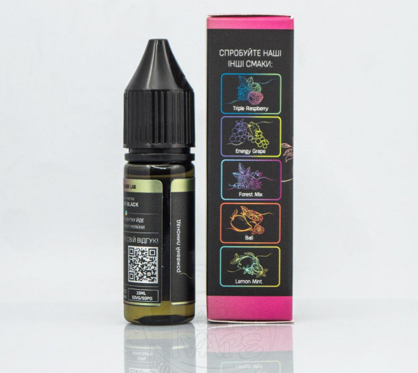 Жидкость Chaser Black Salt New Pink Lemonade 15ml 30mg на солевом никотине со вкусом розового лимонада