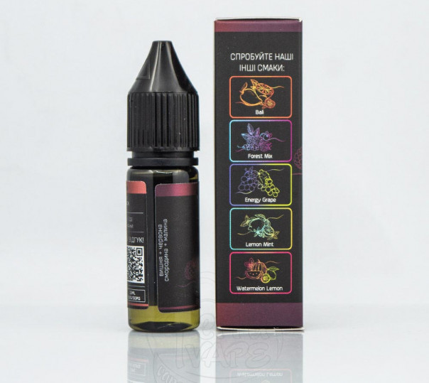 Рідина Chaser Black Salt New Triple Berry 15ml 30mg на сольовому нікотині зі смаком ягід