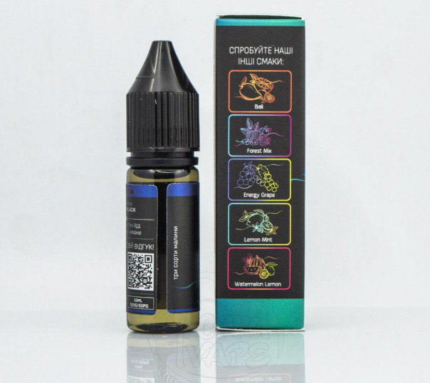 Рідина Chaser Black Salt New Triple Raspberry 15ml 30mg на сольовому нікотині зі смаком малини