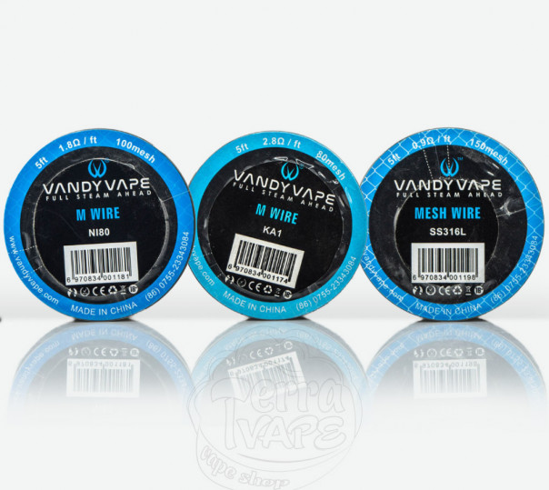 Сетка для вейпа Vandy Vape Mesh Wire (катушка 152см)