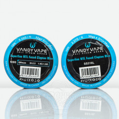 Vandy Vape Superfine MTL Fused Clapton Wire (катушка 304см)