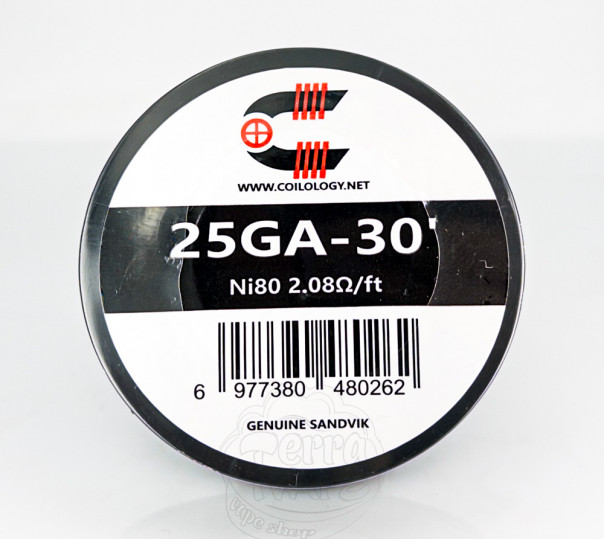 Coilology Resistance Wire (котушка 30ft) Ni80 25Ga (0.45mm)