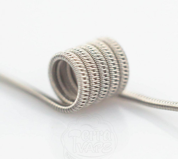 Спираль Staggered Fused Clapton Coil (готовый койл для вейпа)