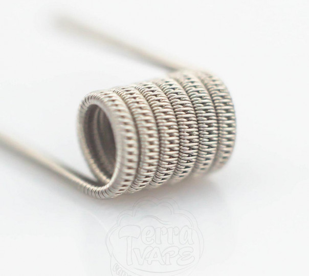 Спираль Staggered Fused Clapton Coil (готовый койл для вейпа)