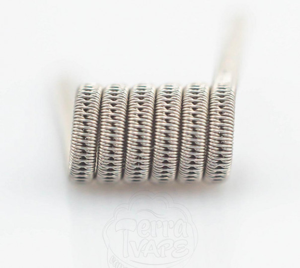 Спираль Staggered Fused Clapton Coil (готовый койл для вейпа)