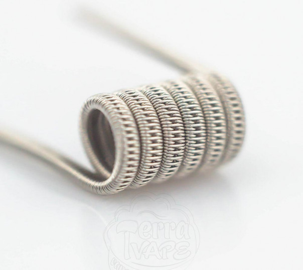 Спираль Staggered Fused Clapton Coil (готовый койл для вейпа)