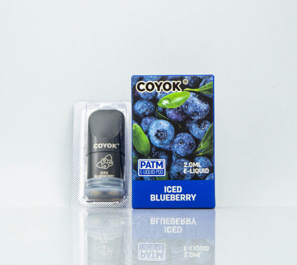 Coyok Iced Blueberry (Чорниця з холодком) картридж для Relx Essential/Infinity