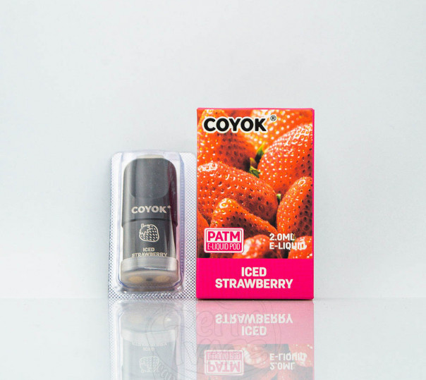 Coyok Iced Strawberry (Клубника с холодком) картридж для Relx Essential/Infinity