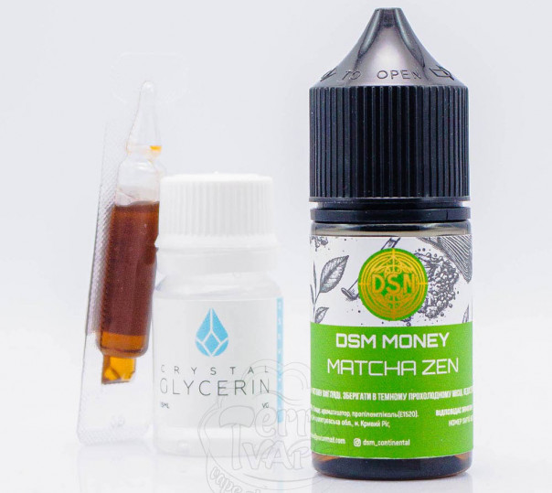 Рідина DSM Money Salt Matcha Zen 30ml 50mg зі смаком матчі (набір компонентів)