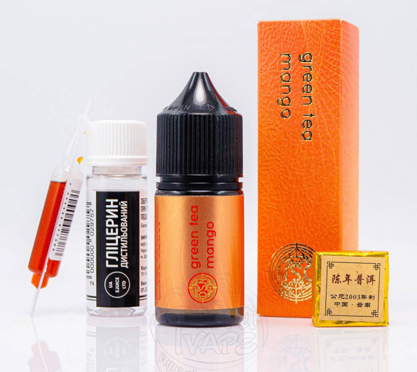 Жидкость DSM Tea Salt Green Tea Mango 30ml 50mg со вкусом зеленого чая и манго (набор компонентов)