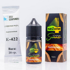 4 Sezone Summer Salt Cappuccino 30ml 0mg