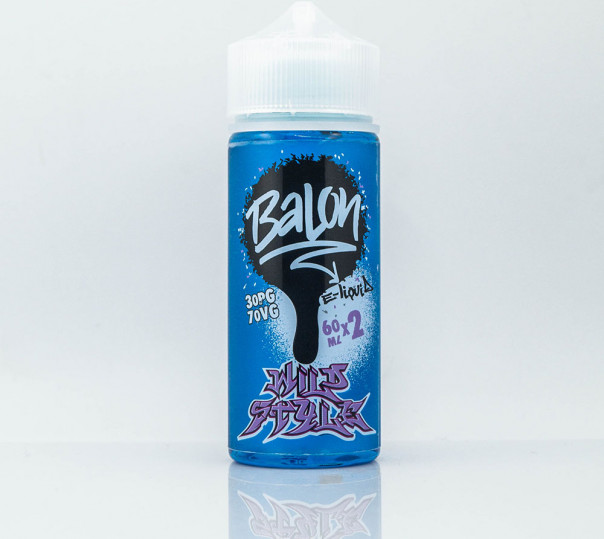 Рідина Balon Organic Wild Style 120ml 0mg без нікотину зі смаком граната, вишні та смородини