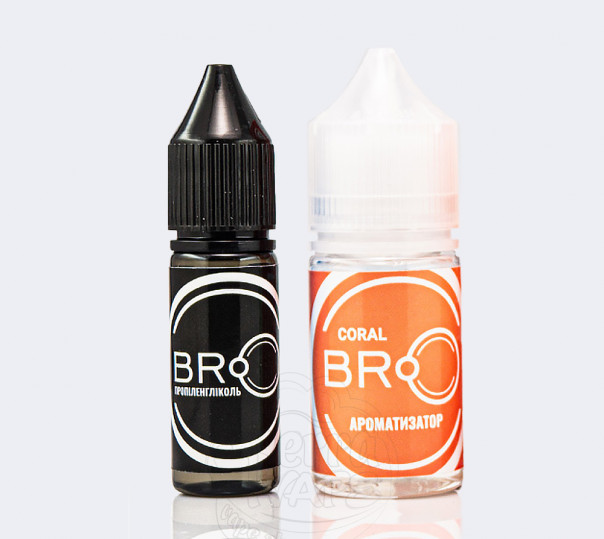 Жидкость BRO Salt Coral 30ml 0mg без никотина со вкусом персика