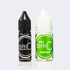 BRO Salt Green 30ml 0mg Рідина