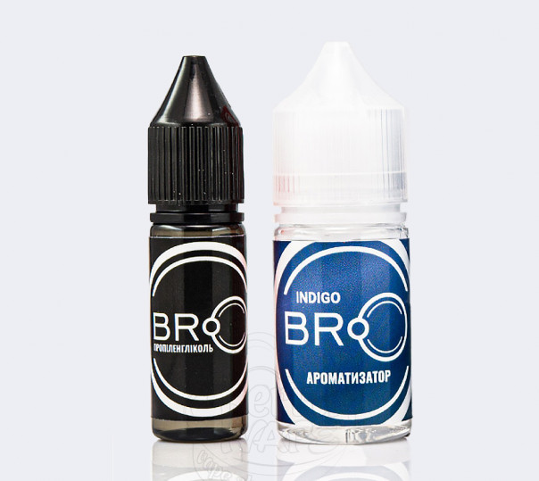 Рідина BRO Salt Indigo 30ml 0mg без нікотину зі смаком ягід