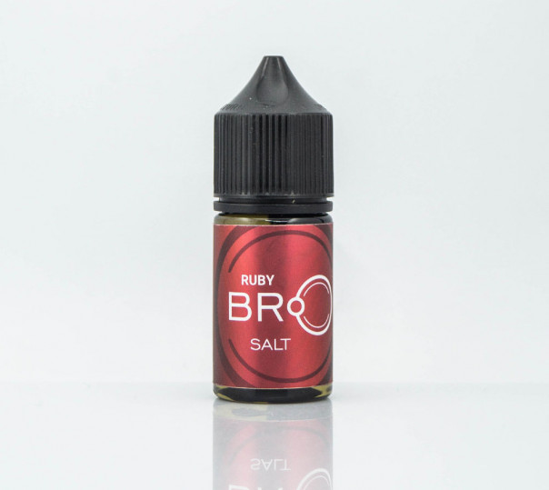 Рідина BRO Salt Ruby 30ml 30mg на сольовому нікотині зі смаком малини