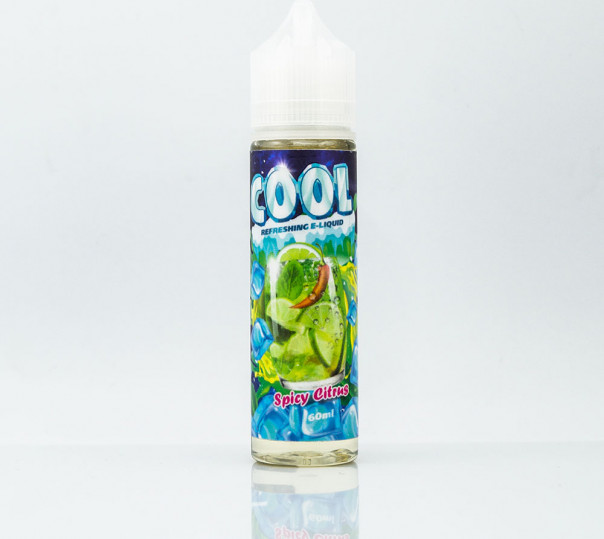 Рідина COOL Organic Spicy Citrus 60ml 1.5mg на органічному нікотині зі смаком цитрусових з холодком