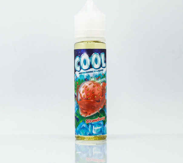 Жидкость COOL Organic Strawberry 60ml 1.5mg на органическом никотине со вкусом клубники с холодком