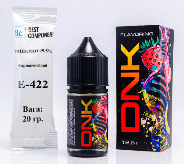 Жидкость DNK Strawberry Banana 30ml 50mg со вкусом клубники и банана (набор компонентов)