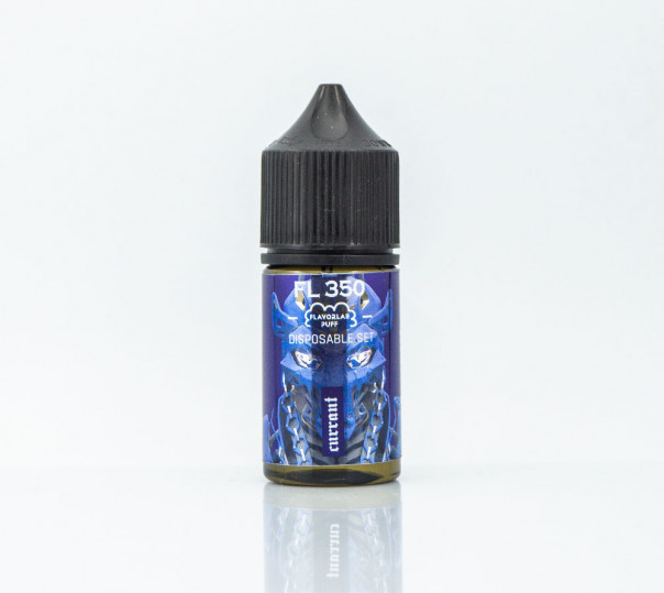 Рідина FL350 Salt Black Currant 30ml 0mg без нікотину зі смаком чорної смородини