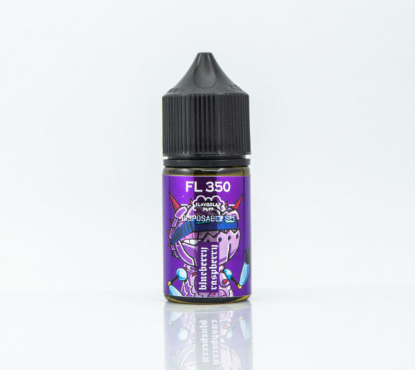 Рідина FL350 Salt Blueberry Raspberry 30ml 0mg без нікотину зі смаком чорниці та малини