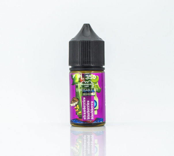 Рідина FL350 Salt Strawberry Blueberry Blackberry 30ml 0mg без нікотину зі смаком ягід