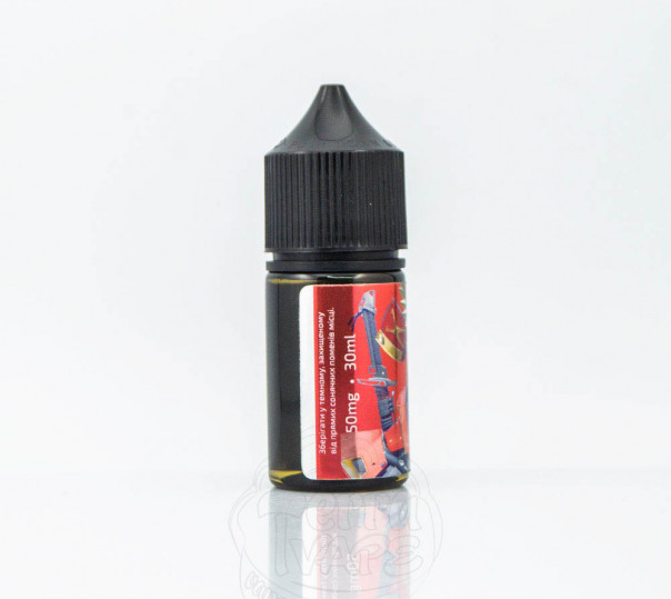 Рідина FL350 Salt Strawberry Lime 30ml 0mg без нікотину зі смаком полуниці та лайма