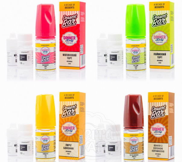 Жидкость Dinner Lady Dessert Bar Salt 30ml (набор компонентов)