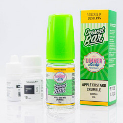 Dinner Lady Dessert Bar Salt Apple Custard Cramble 30ml 50mg