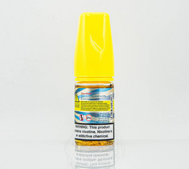 Рідина Dinner Lady Salt Lemon Tart 30ml 50mg на сольовому нікотині зі смаком лимонного пирога