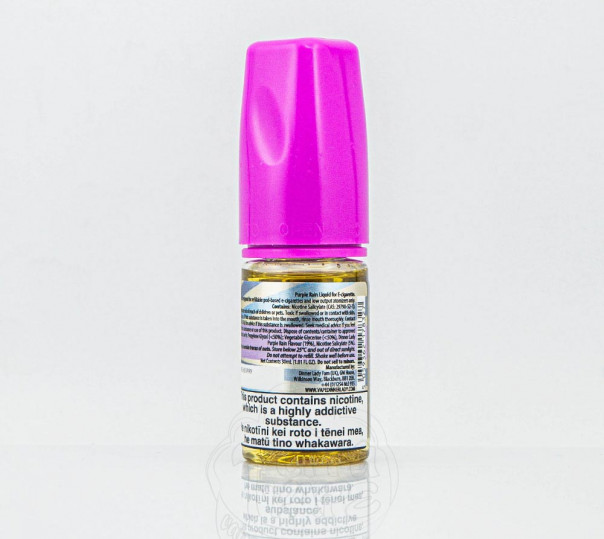 Рідина Dinner Lady Salt Purple Rain 30ml 30mg на сольовому нікотині зі смаком ягід і апельсина