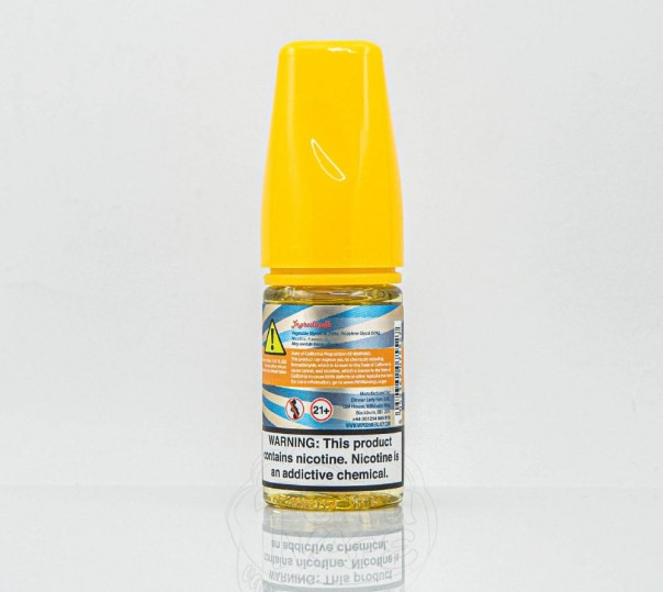 Рідина Dinner Lady Salt Mango Ice 30ml 30mg на сольовому нікотині зі смаком манго з холодком