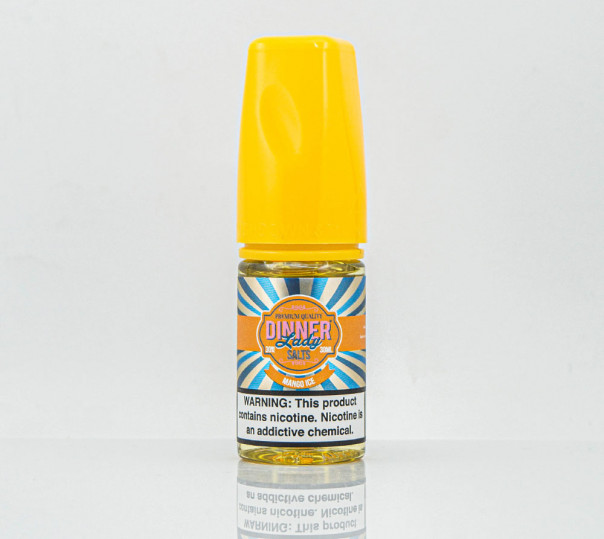 Рідина Dinner Lady Salt Mango Ice 30ml 30mg на сольовому нікотині зі смаком манго з холодком