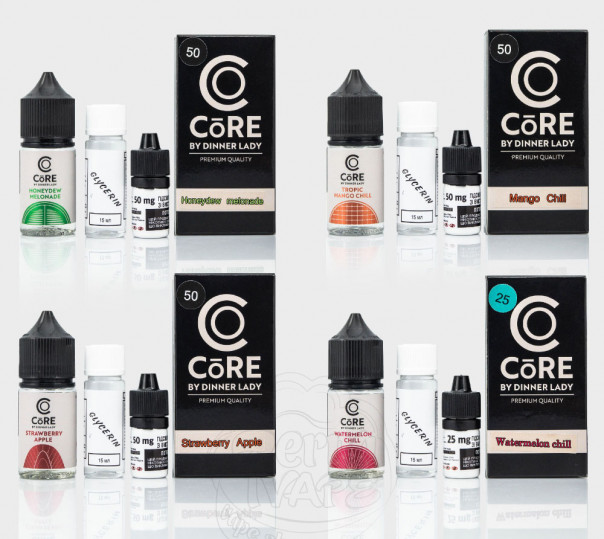 Набор для приготовления жидкости Core by Dinner Lady Salt 30ml на солевом никотине