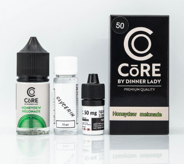 Набір для приготування рідини Core by Dinner Lady Salt Honeydew Melonade 30ml 25mg на сольовому нікотині