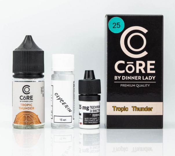 Набір для приготування рідини Core by Dinner Lady Salt Tropic Thunder 30ml 25mg на сольовому нікотині