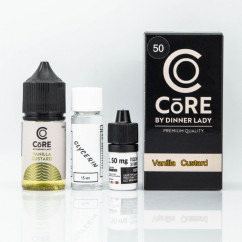 Набір Core by Dinner Lady Salt Vanilla Custard 30ml 25mg Рідина