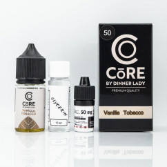 Набор Core by Dinner Lady Salt Vanilla Tobacco 30ml 25mg Жидкость