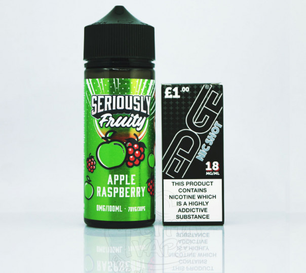 Doozy Seriously Fruity Apple Raspberry 100ml 0mg без никотина