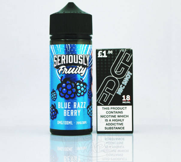 Doozy Seriously Fruity Blue Razz Berry 110ml 1.5mg на органическом никотине