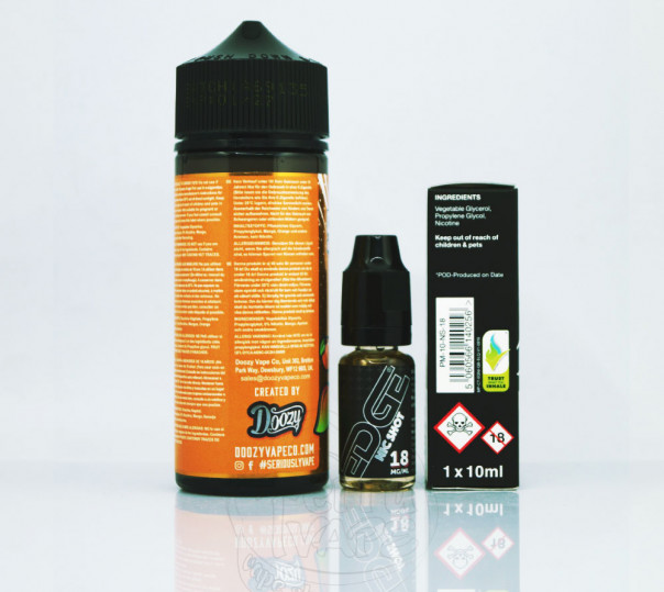 Doozy Seriously Fruity Mango Orange 120ml 3mg на органическом никотине